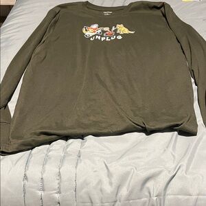 Life Is Good Black Sleepwear Crewneck Tee